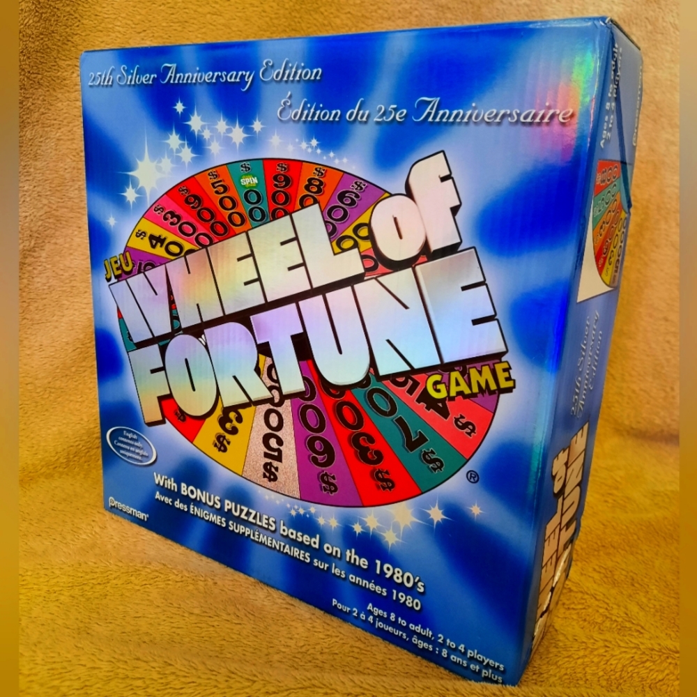 Wheel of Fortune 25th Anniversary Edition Board Game